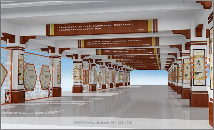 广东校园走廊文化墙设计